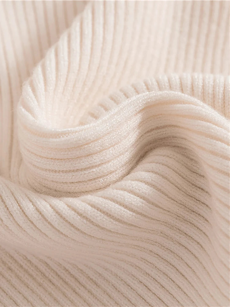 Ribbed Coltrui Dames Slim Fit